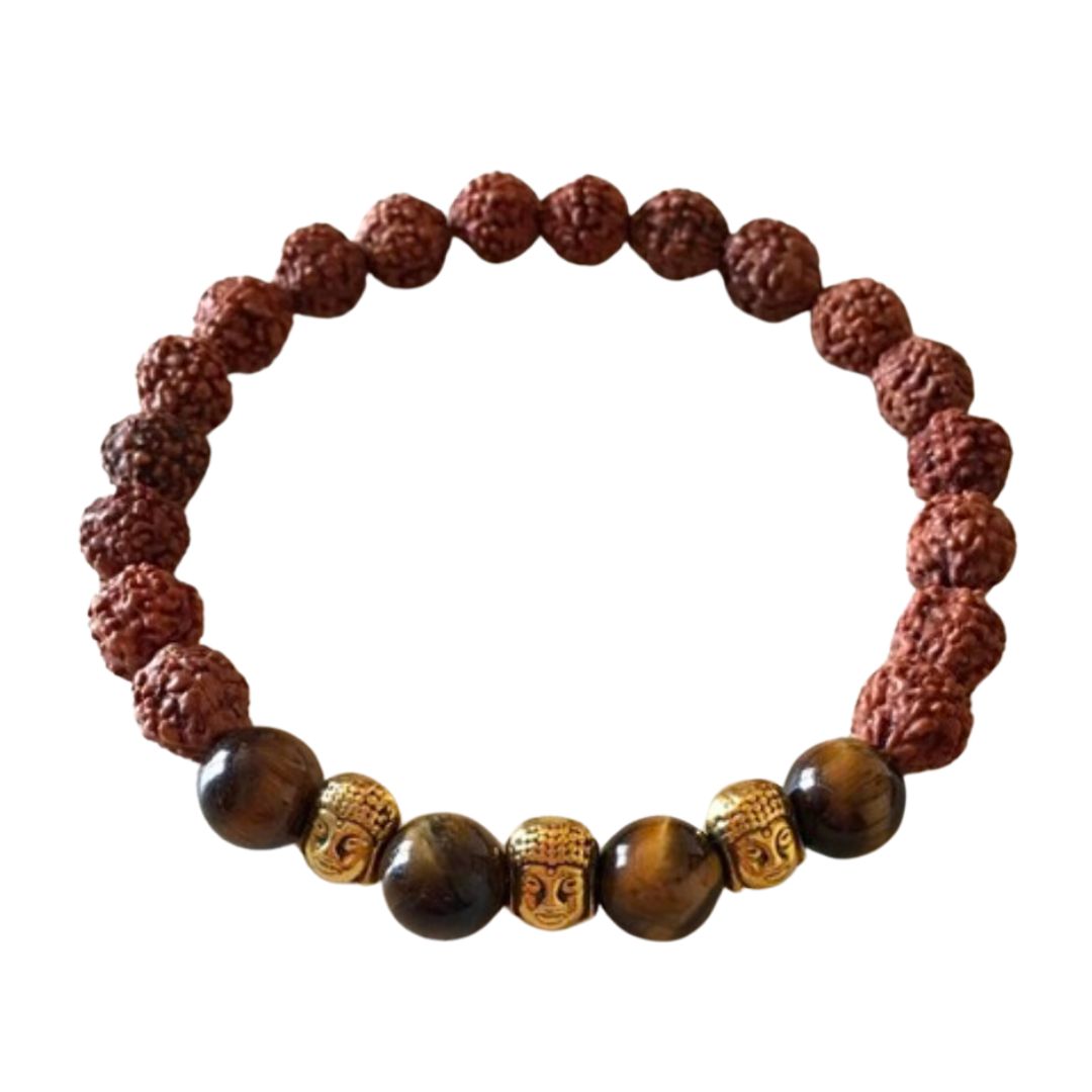 Rudraksh-Tiger eye